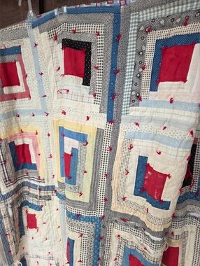 Vintage Handmade Patchwork Quilt 70x74